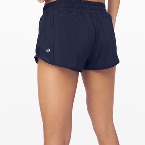 Lulu navy running shorts